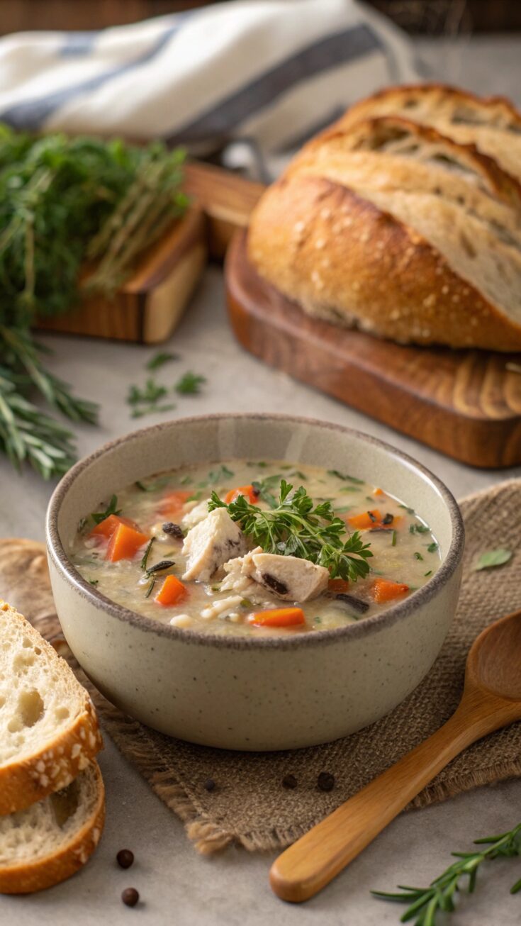 Creamy Chicken Wild Rice Soup Recipe