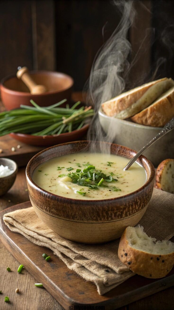 Creamy Potato Leek Soup