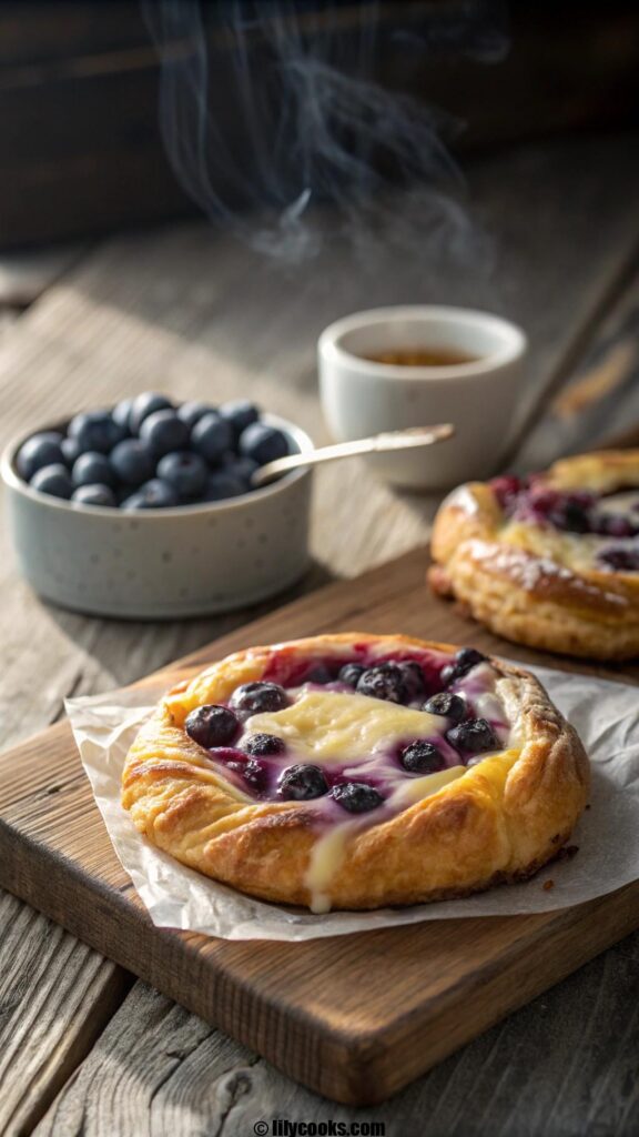 Blueberry Cream Cheese Danish