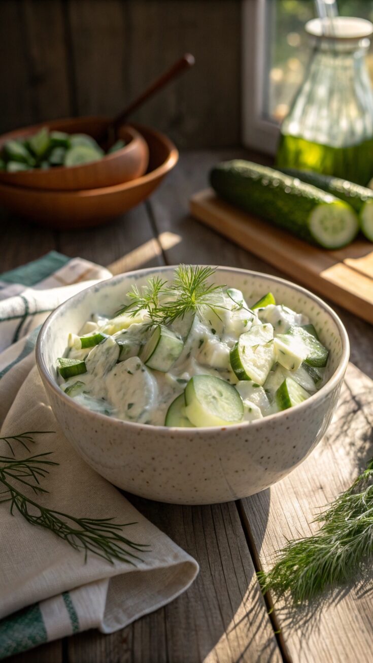 Creamy Cucumber Salad