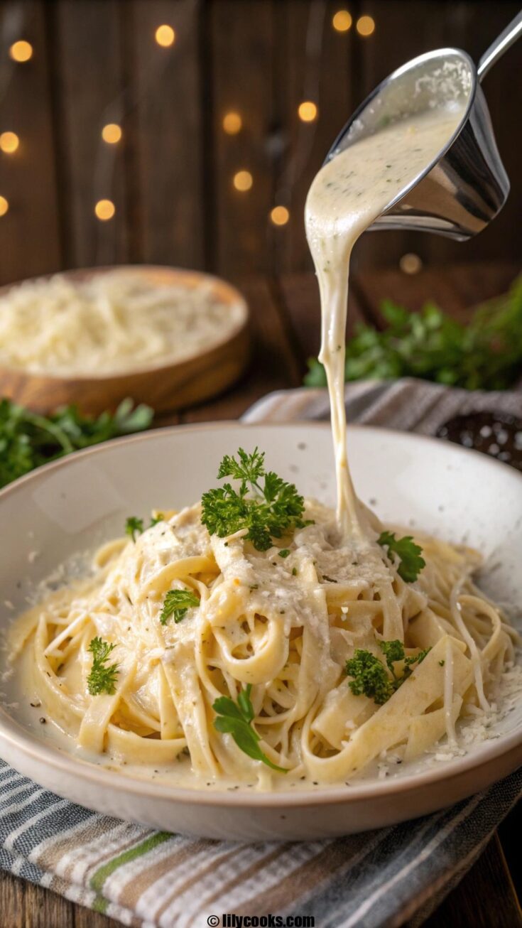 Creamy Homemade Alfredo Sauce Recipe