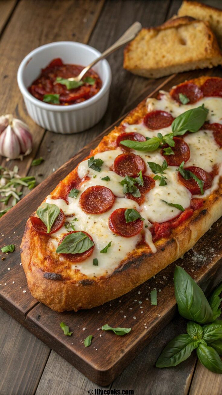 Garlic Bread Pizza