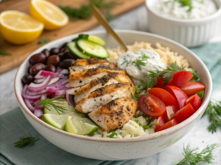Greek Chicken Bowls