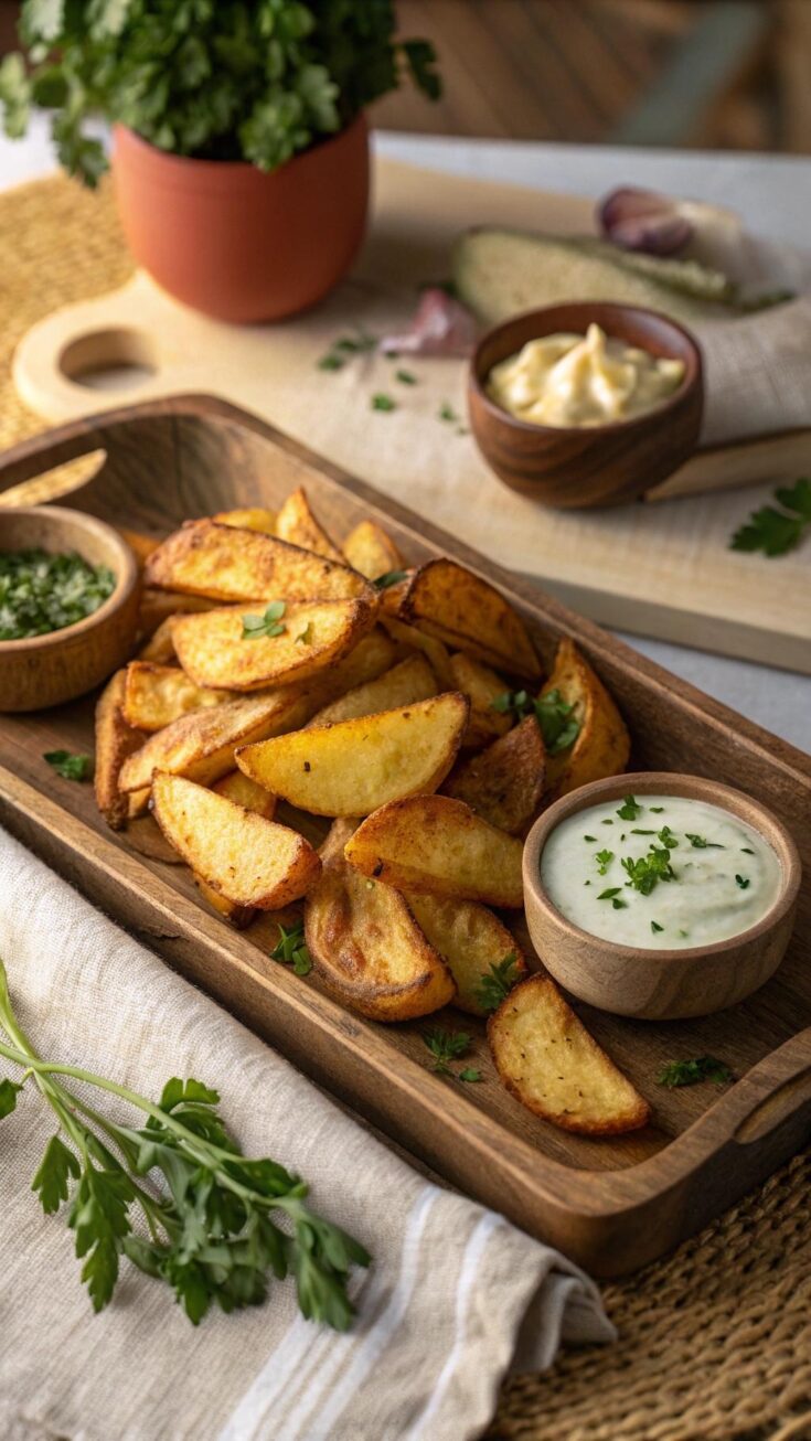 Crispy Baked Potato Slices