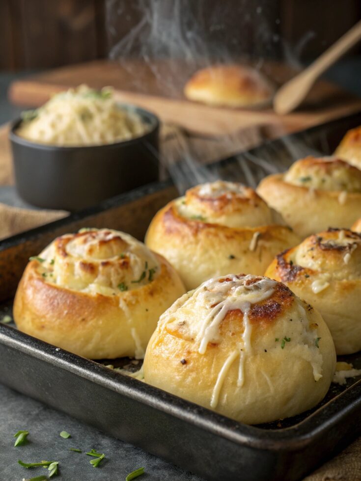 Garlic Parmesan Dinner Rolls