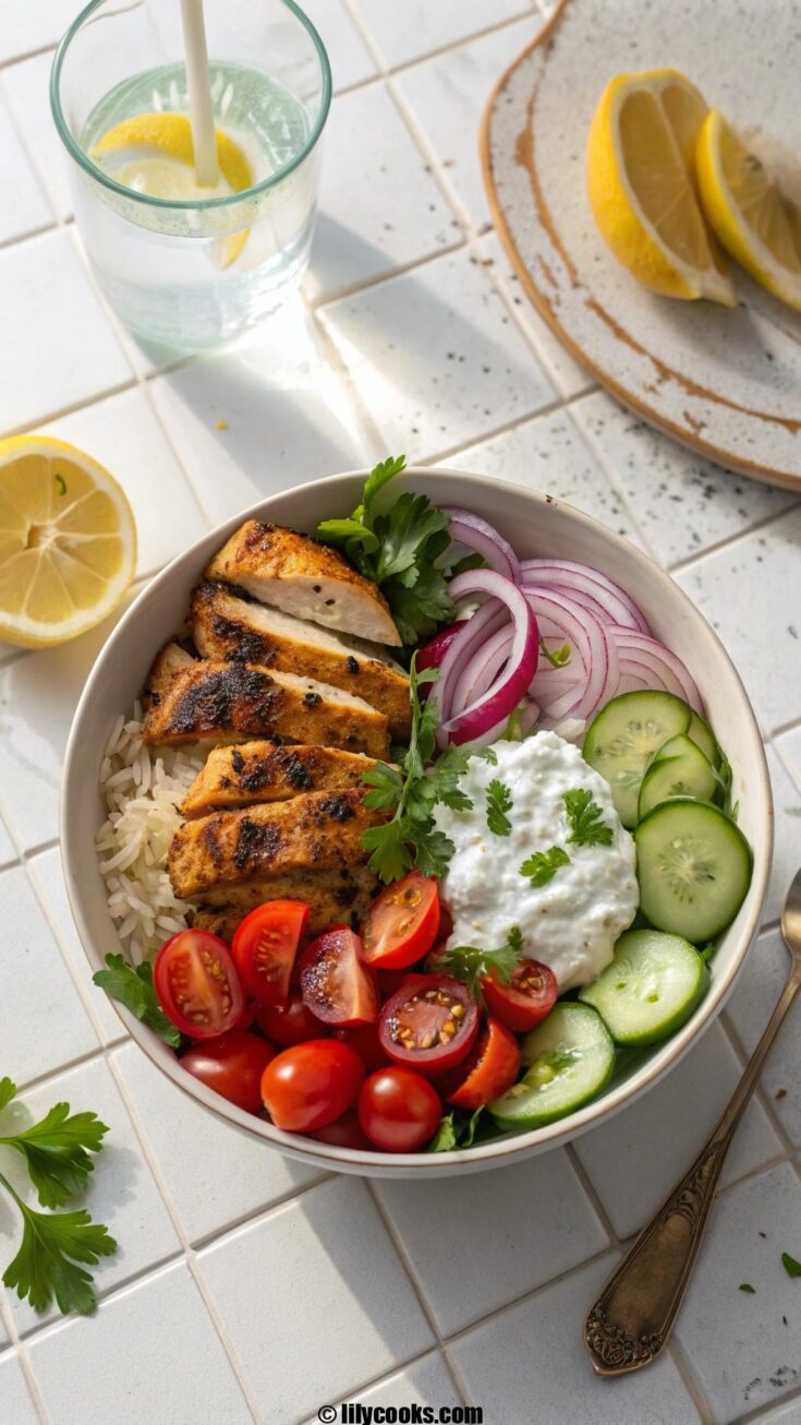 Greek Chicken Bowls