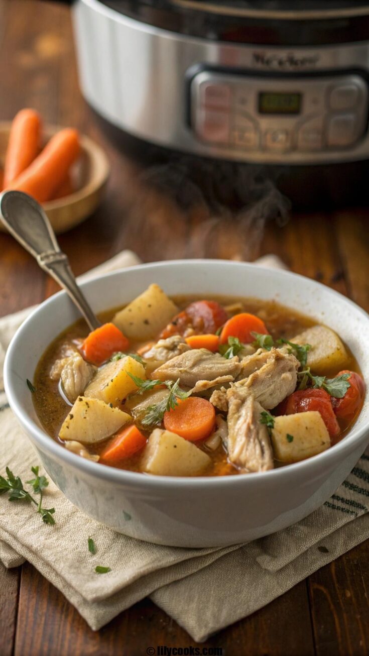 Slow Cooker Chicken Stew Recipe
