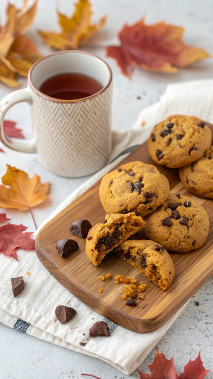 Pumpkin Chocolate Chip Cookies