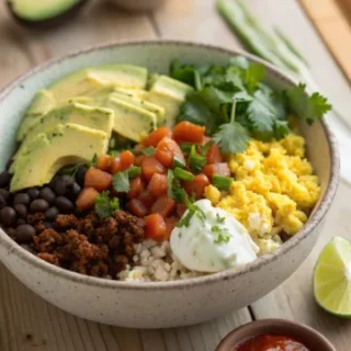 energizing breakfast burrito bowl recipe