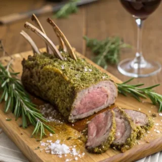 herb crusted rack of lamb recipe