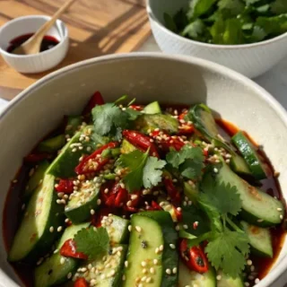 spicy cucumber salad recipe