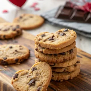 heart shaped chocolate chip cookies recipe